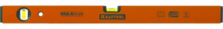 Уровень KRAFTOOL коробчатый усиленный, точность (0,5мм/м), 2 ампулы, 60 см 34577-060 купить в Челябинске
