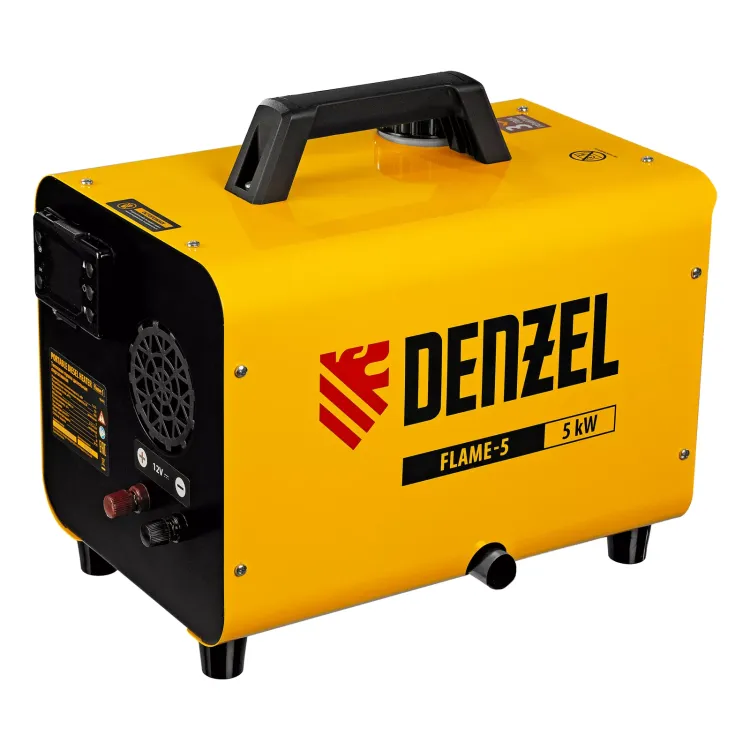 Дизельная тепловая портативная пушка Denzel Flame-5 96495, 5кВт, 300м3/ч, непр.наг., циф. терм. купить в Челябинске