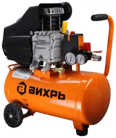 Компрессор масляный поршневой прямой привод КМП-260  24 Вихрь купить в Челябинске