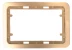 Панель СВЕТОЗАР &quot;ГАММА&quot; накладная для двойных розеток, цвет золотой металлик, 1 гнездо SV-54145-2-GM купить в Челябинске