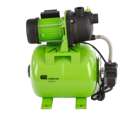 Насосная станция НС850-П, 850 Вт, напор 42 м, 3500 л/ч, ресивер 19 л Сибртех 97248 купить в Челябинске