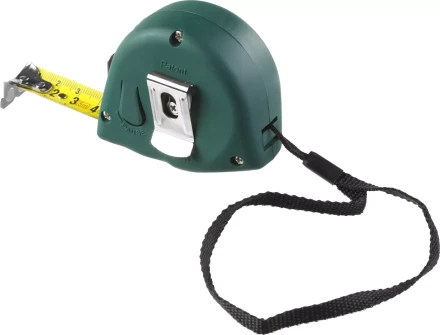 Рулетка KRAFTOOL GRAND, обрезиненный пластиковый корпус, 5м/19мм 34022-05-19 купить в Челябинске
