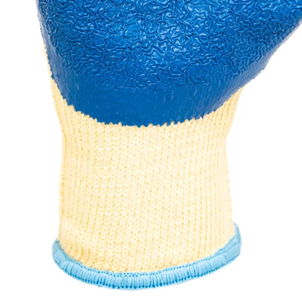 Перчатки трикотажные, полиэфирные, латексное рельефное покрытие, 10// Сибртех 677535 купить в Челябинске