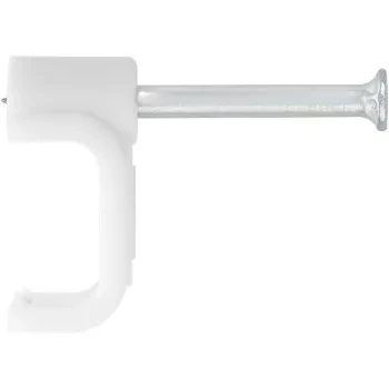 Скобы электроустановочные, 8 мм, прямоугольный профиль, 50 шт  СИБРТЕХ 47536 купить в Челябинске