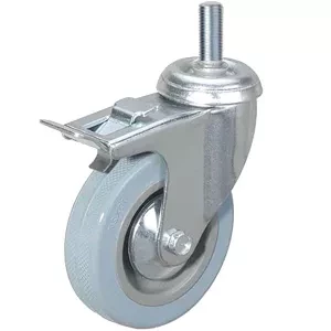 Колесо аппаратное поворотное SCtgb 55 125 мм с болтом и тормозом (F) 1003631 купить в Челябинске