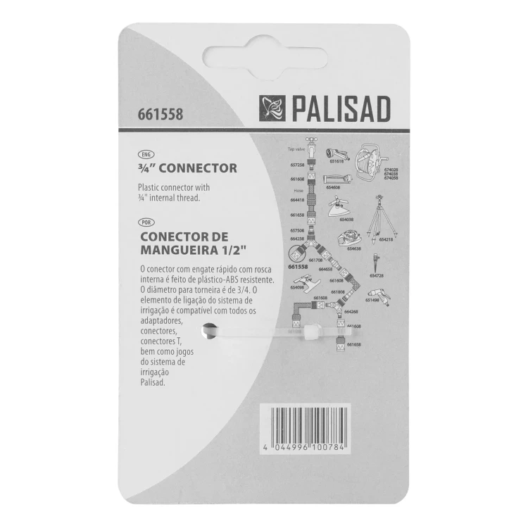 Соединитель пластмассовый быстросъемный, внутренняя резьба 3/4" Palisad 661558 купить в Челябинске