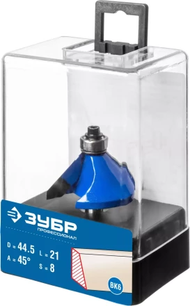 Фреза кромочная калевочная(фасочная) №9 с подшипником 127мм серия ПРОФЕССИОНАЛ купить в Челябинске