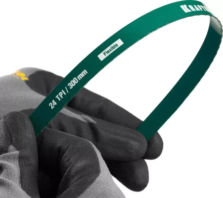 Полотно гибкое Max Flex, KRAFTOOL 15941-24-S2, безопасное, с волнообразной разводкой, 24 TPI, 2шт, 300мм 15941-24-S2 купить в Челябинске