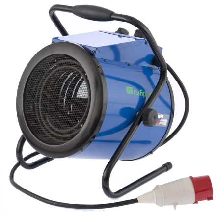 Тепловая пушка ТВ-9 380 В 3 режима вентилятор 4500-9000 Вт Сибртех 96435 купить в Челябинске