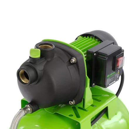 Насосная станция НС650-П, 650 Вт, напор 37 м, 3200 л/ч, ресивер 19 л Сибртех 97247 купить в Челябинске