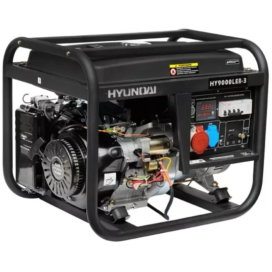Бензогенератор Hyundai HY 9000LER-3 купить в Челябинске