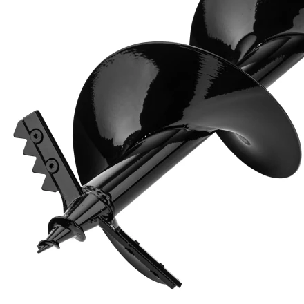 Шнек для грунта ER-200, диаметр 200 мм, длина 800 мм,соединение 20 мм, съемный нож Denzel 56008 купить в Челябинске