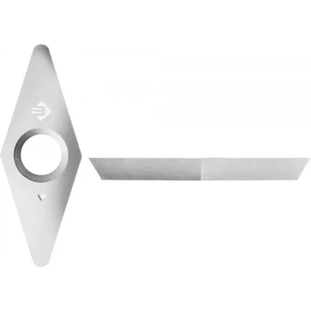 Резец ЗУБР "ЭКСПЕРТ"сменный твердосплавный для набора 18371-H3 тип "Ромб" 27х10мм, 2рабочие грани 18372 купить в Челябинске