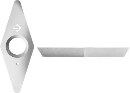 Резец ЗУБР "ЭКСПЕРТ"сменный твердосплавный для набора 18371-H3 тип "Ромб" 27х10мм, 2рабочие грани 18372 купить в Челябинске