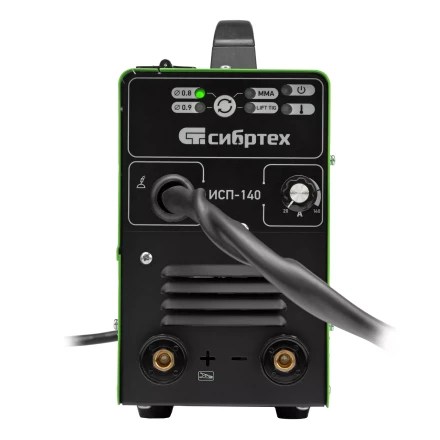 Аппарат инвертор. полуавтомат. сварки Сибртех ИСП-140, 140 А, ПВ 60% 94321 купить в Челябинске