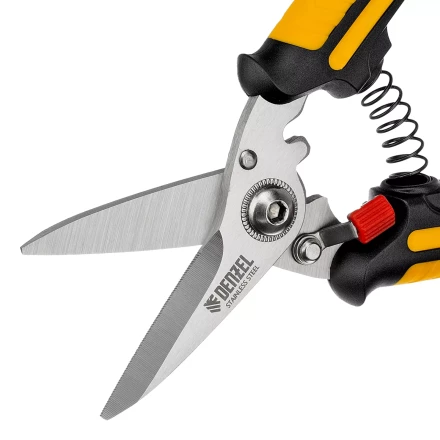 Ножницы универсальные Denzel, 185 мм, нержавеющая сталь, 78318 купить в Челябинске