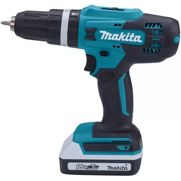 Аккумуляторная ударная 18В дрель-шуруповерт Makita HP488D006 (2*АКБ 2Ач тип G, ЗУ) купить в Челябинске