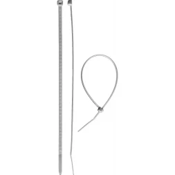 Хомуты ЗУБР нейлоновые белые 7,6x400мм, 50шт 309010-76-400