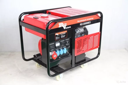 Генератор бензиновый RedVerg RD-G9500E3 на колесах купить в Челябинске