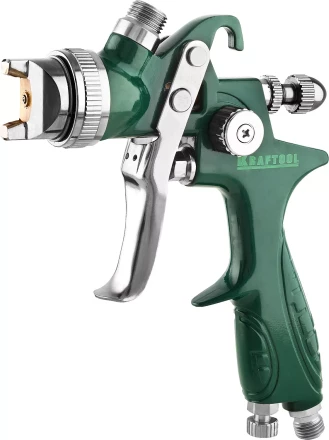 Краскопульт пневматический KRAFTOOL AirKraft, HVLP, с верхним бачком, 1,7мм 06522-1.7 купить в Челябинске