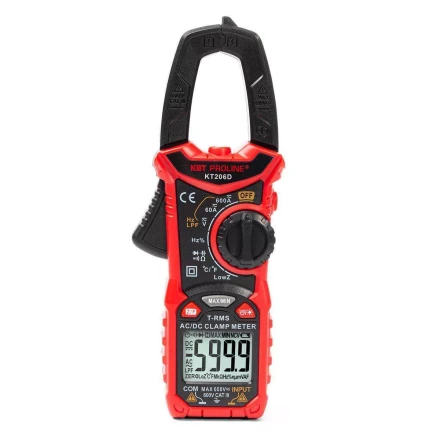 Токоизмерительные клещи КВТ KT 206D с True RMS (80753) купить в Челябинске