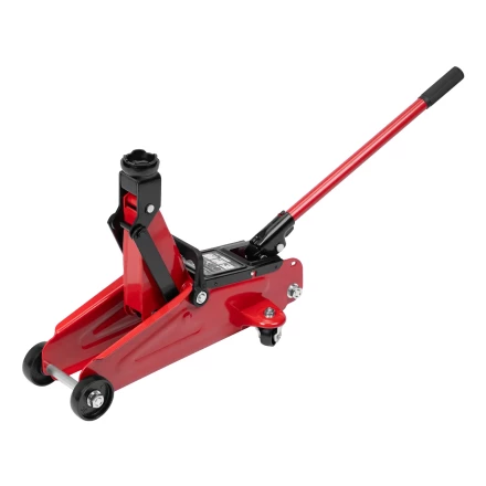 Домкрат гидравлический подкатной, 2 т, 140-340 мм, в пласт. кейсе// MTX 51081 купить в Челябинске