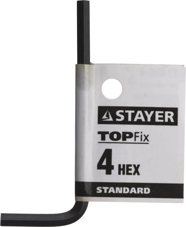 Ключ имбусовый STAYER "STANDARD", сталь, черный, 4мм 27405-4 купить в Челябинске