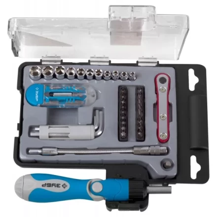 Набор ЗУБР Слесарно-монтажный инструмент &quot;ЭКСПЕРТ&quot;, отвертки, насадки, имбус.ключи, в пласт.боксе,46пред. 25292-H46 купить в Челябинске