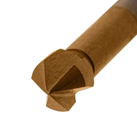 Зенковка конусная под М4, HSS, по металлу, цилиндрический хвостовик Denzel 72302 купить в Челябинске