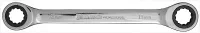 Ключ накидной трещоточный 18х19мм CrV зеркальный хром MATRIX PROFESSIONAL 14507