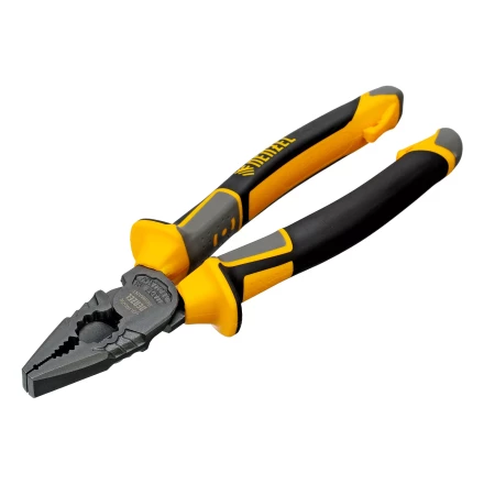 Плоскогубцы комбинированные 205 мм Denzel 17082, трехкомпонентные рукоятки купить в Челябинске