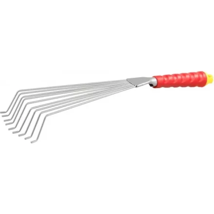 Грабельки GRINDA веерные с круглыми зубцами, из углеродистой стали с коннекторной системой, 460 мм 8-421451_z01 купить в Челябинске