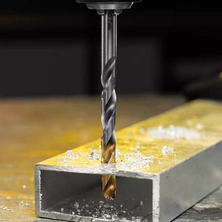 Сверло спиральное по металлу Denzel 7,5 x 109 мм, Р6М5, Golden Tip, 718238 купить в Челябинске