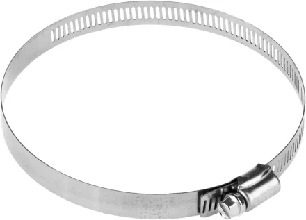 Хомуты ЗУБР &quot;ЭКСПЕРТ&quot;, нерж. сталь, просечная лента 12 мм, 105-127 мм, 2 шт 37815-105-127-2 купить в Челябинске