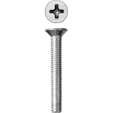 Винт DIN 965, M6 x 30 мм, 7 шт, кл. пр. 4.8, оцинкованный, ЗУБР 303116-06-030 купить в Челябинске