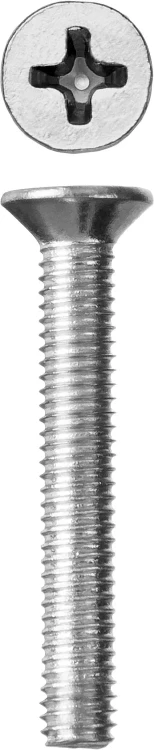 Винт DIN 965, M6 x 30 мм, 7 шт, кл. пр. 4.8, оцинкованный, ЗУБР 303116-06-030 купить в Челябинске
