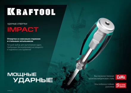 Ударные отвертки IMPACT 250033-6 купить в Челябинске