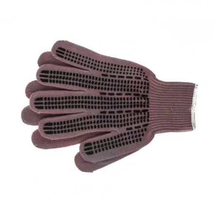 Перчатки трикотажные акрил ПВХ гель &quot;Протектор&quot; коралл оверлок Россия Сибртех 68668 купить в Челябинске