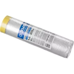 Пленка ЗУБР "ПРОФЕССИОНАЛ" защитная с клейкой лентой, HDPE, 10мкм, 1,4х20м 12250-140-20