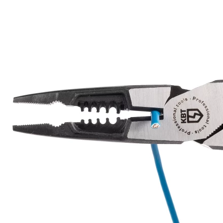 Мультитул-длинногубцы диэлектрические КВТ 200 мм, серия СТАНДАРТ (87298) купить в Челябинске