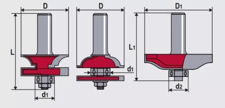 Набор фрез контурно-проф + панельная 3шт Кратон 1 09 01 010 купить в Челябинске