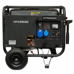 Бензогенератор Hyundai HY 9000SER + колеса