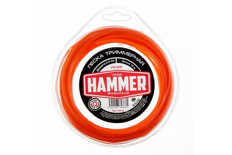 Леска для триммеров HAMMER 216-828 купить в Челябинске
