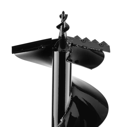 Шнек для грунта ER-300, диаметр 300 мм, длина 800 мм,соединение 20 мм, съемный нож Denzel 56010 купить в Челябинске