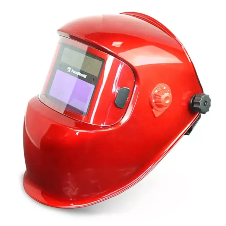 Маска сварщика Корунд-5 красная без коробки ф-р 2100V FoxWeld купить в Челябинске