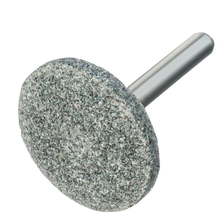 Шарошка абразивная, диск, 32 x 12 мм, для дрели,  хвостовик d6 мм, 63С Denzel 76024 купить в Челябинске