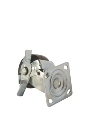 Колесо большегрузное поворотное SCdb 42 100 мм обрезиненное с тормозом (N) 1024159 купить в Челябинске