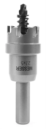 ТСТ коронка MESSER 23X5 с центрирующим сверлом и толкающей пружиной купить в Челябинске