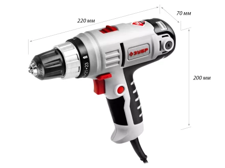 Дрель-шуруповерт сетевая в кейсе ЗСШ-300-2 К серия МАСТЕР купить в Челябинске