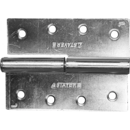 Петля дверная STAYER &quot;MASTER&quot; разъемная, цвет белый цинк, левая, 100мм 37613-100-1L купить в Челябинске
